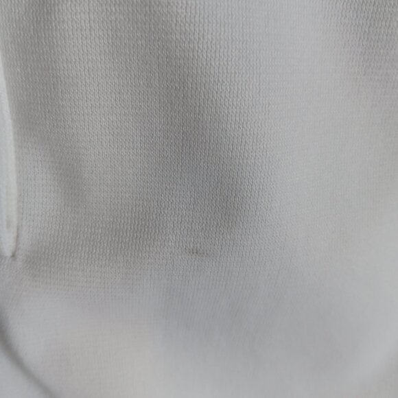 Vintage White Shirtdress: 1960s 1970s Preppy Belted Dress Pockets - Picture 6 of 6